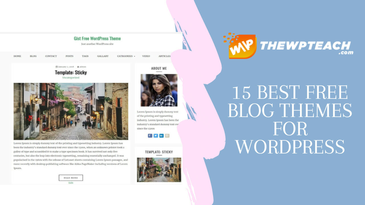 Best Free WordPress Themes for blogs
