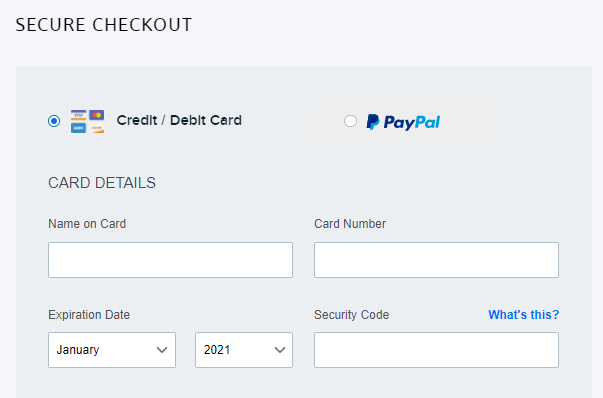 Choose Payment Method